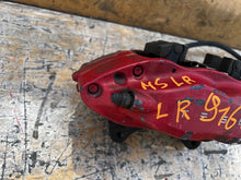 ⭕ 2012-2020 Tesla Model S Front Driver Side Caliper Red w/ Brake Hose Line Left
