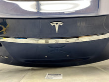 ⭕ 2012-2015 Tesla Model S Rear Tailgate Hatch Panel & Liftgate Glass Blue - PPSB