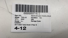 Rear Splash Panel/valance TESLA MODEL 3 23