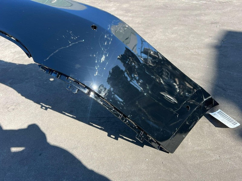 ⭕ 2021-2024 Tesla Model X Rear Bumper Cover Assy w/ Park Sensor Holes Black PBSB