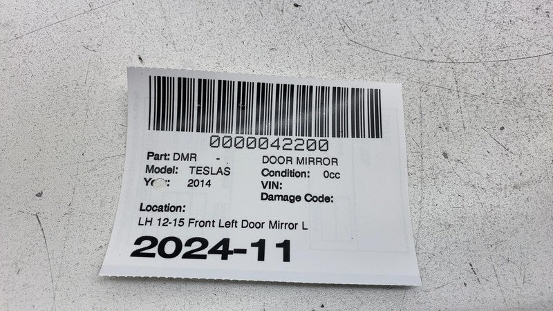 ⭕ 2012-2015 Tesla Model S Front Left Exterior Rear View Door Mirror 60