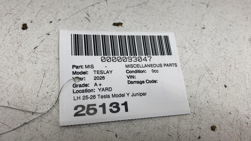 ⭕ 25-26 Model Y Juniper Front Bumper Fascia Fender Bracket Left LH 198