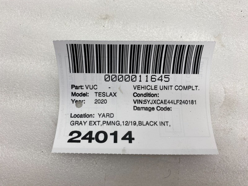 ⭕ 2016-2020 Tesla Model X MX Front 1st Row Seat Track Frame Rail Trim 