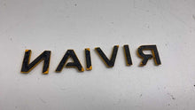 ⭕ 2022 2023 2024 Rivian R1T Rear Tailgate Logo Badge Sign Symbol Emblem