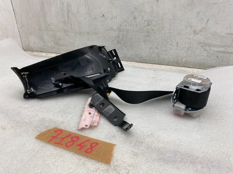 102313605D ⭕ 12-15 Model S Rear Right Seat Belt Retractor w/ Mid C-Pillar Trim 1023136-05-D
