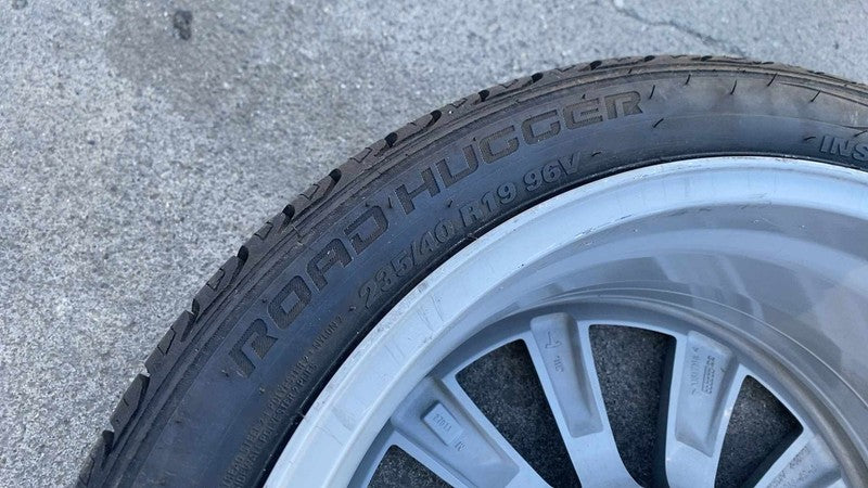 ⭕ 20-23 Model 3 Wheel Rim 19x8.5" +40MM w/ Hugger Tire 235/40 R19 1044