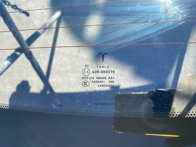 ⭕ 12-15 Tesla Model S Rear Trunk Liftgate Tailgate Hatch Panel w/ Wind