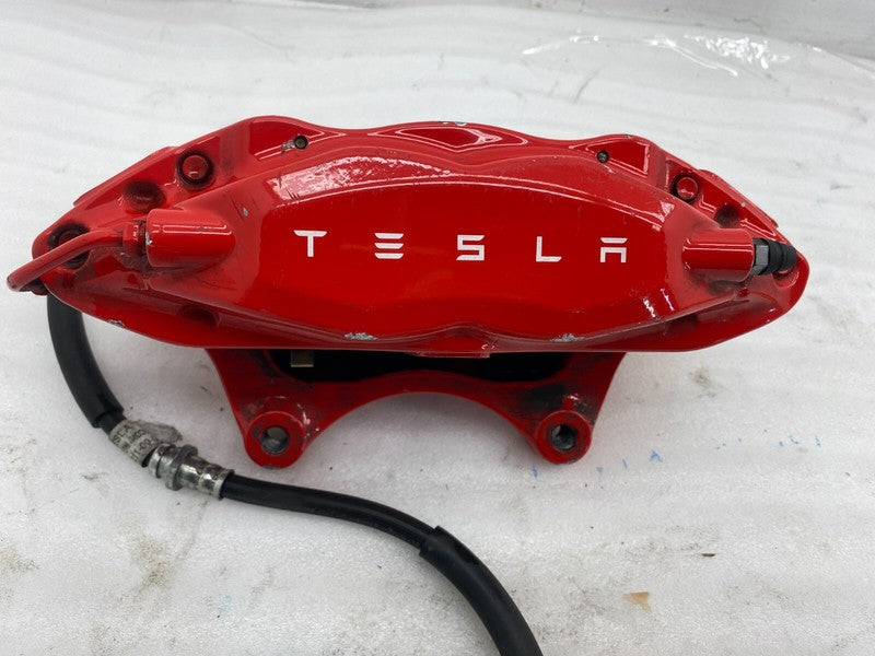 ⭕ 2016-2020 Tesla Model X Front Passenger Side Caliper w/ Brake Hose Line Right