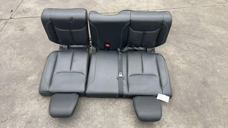 ⭕ 2011-2017 Jeep Wrangler Rear Left & Right 2nd Row Seat Black Leather Assembly