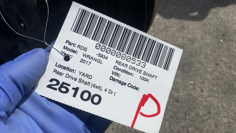 ⭕ 2016-2018 Jeep Wrangler Rear Axle Differential 3.21 Ratio AWD (BENT MOUNT)