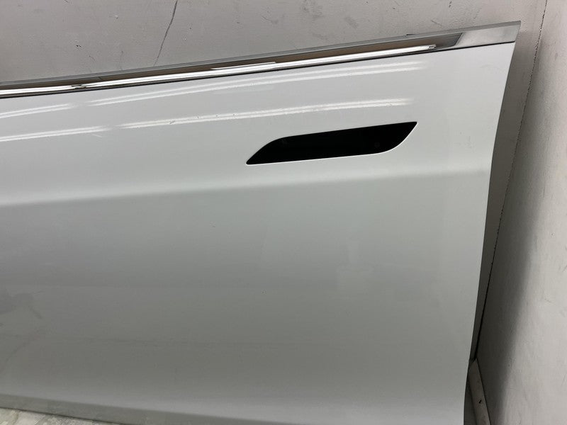 2012-2015 Tesla Model S Front Driver Side Door Shell Panel Left Assy White PBCW