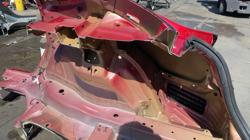 ⭕ 17-20 Tesla Model 3 M3 Rear Right Quarter Panel Structural Frame Cut Red PPMR