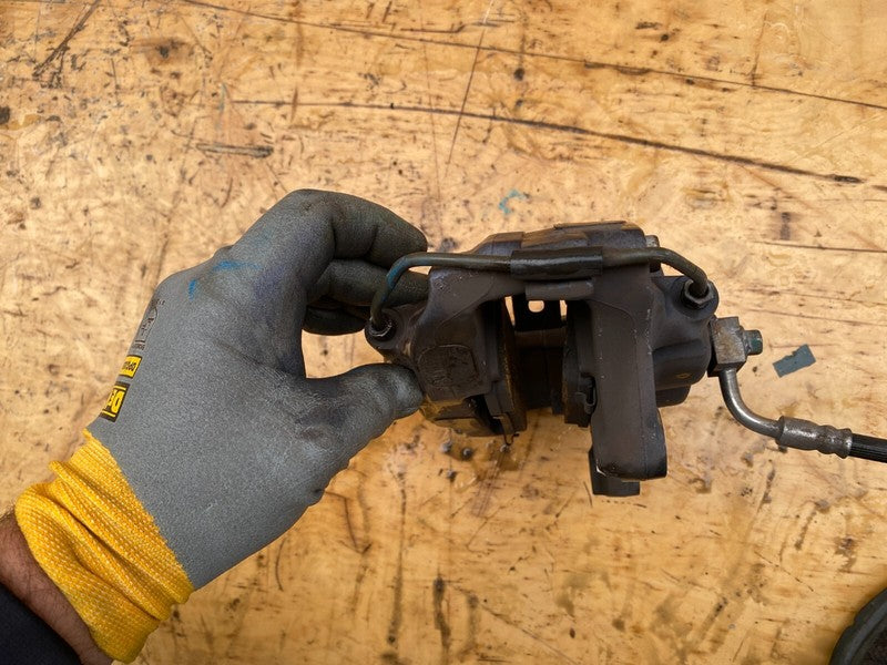 ⭕2012-2015 Tesla Model S MS Driver Side Caliper w/ Brake Hose Line Left Assembly