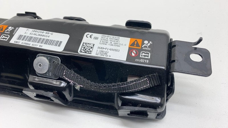 100526000G 2012-2015 Tesla Model S Front Passenger Side Lower Knee Airbag Right RH Assembly