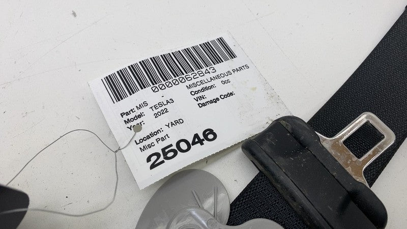 108127901H ⭕ 2017-2023 Tesla Model 3 Front Right 1st Row Seat Belt & Retractor 1081279-01-H