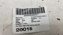 ⭕ 2022-2024 Rivian R1T Rear Right Exterior Door Handle Gray EXP005 PT00002455-J