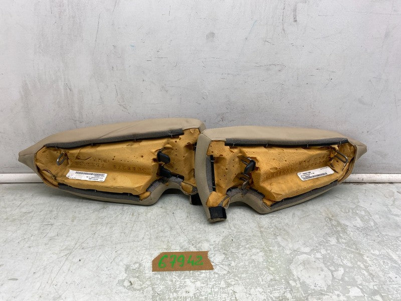 722319723069 ⭕ 12-20 Tesla Model S Rear Left & Right 2nd Row Seat Bolster Cushion Cover Tan