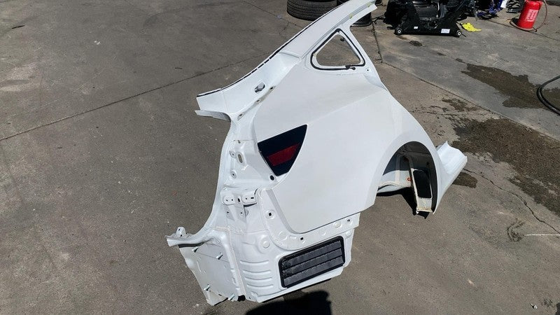 ⭕ 17-20 Tesla Model 3 Rear Right Quarter Panel Structural Frame Cut White - PPSW