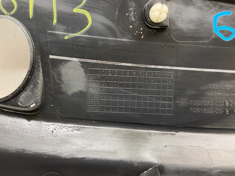 ⭕ 17-23 Tesla Model 3 Windshield Cowl Panel Rear Apron Grill Cover 108