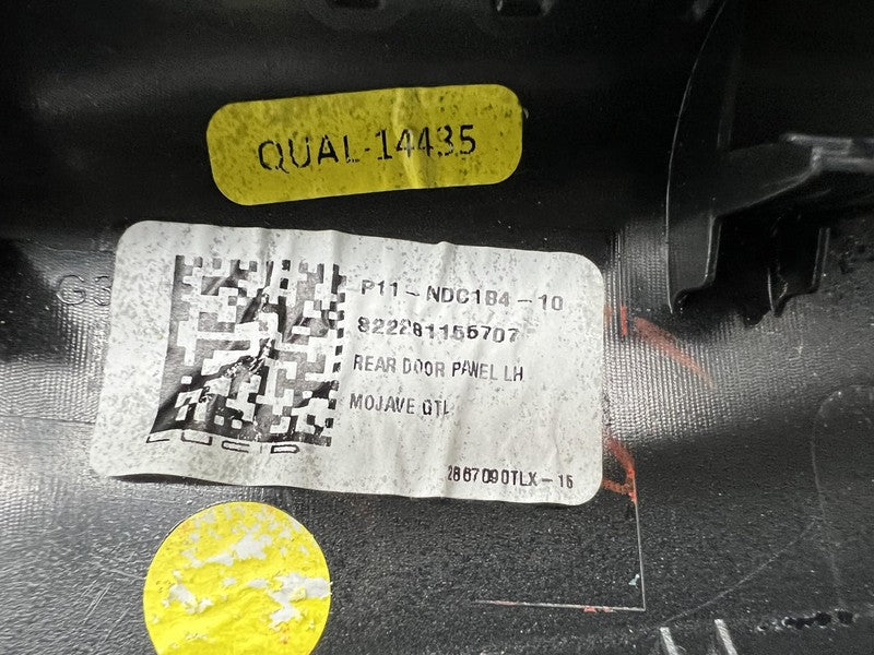 P11-NDC1B4-10 ⭕ 22-24 Lucid Air Grand Touring Rear Door Panel Trim Card Left LH P11-NDC1B4-10