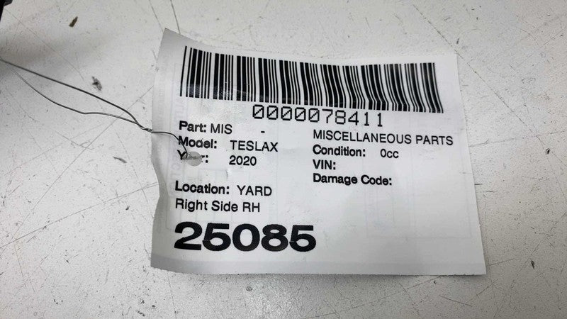 ⭕2016-2020 Model X Front Right Windshield Sun Visor Black Sunvisor 110