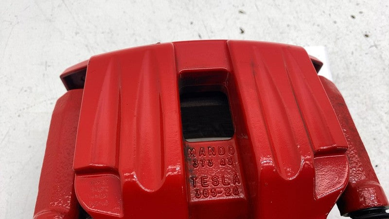 ⭕ 2019-2021 Tesla Model S Rear Right Caliper Red w/ Brake Hose Line 10
