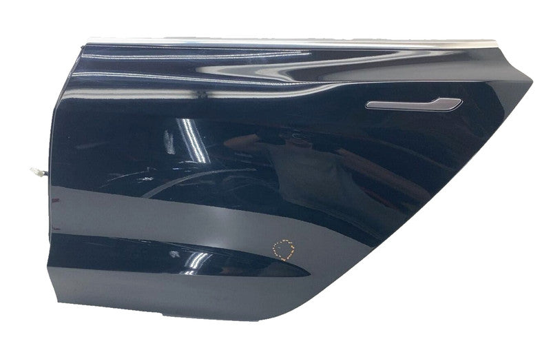 1081441-E0-C ⭕ 2017-2020 Tesla Model 3 Rear Door Shell Panel Left Black - PBSB 1081441-E0-C