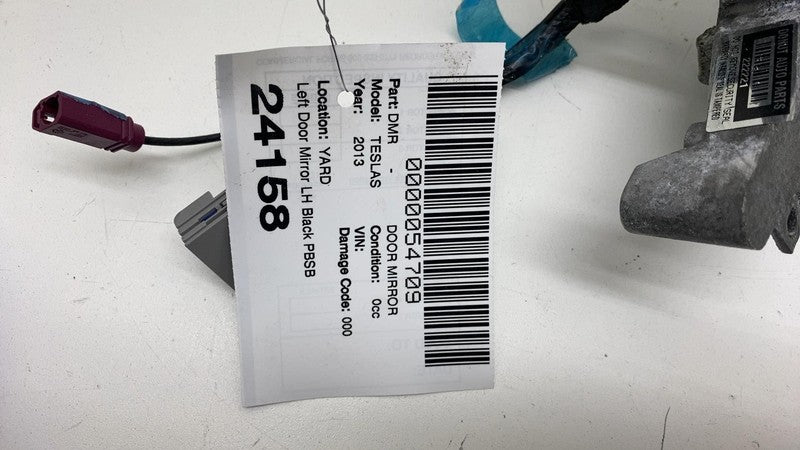 ⭕ 2012-2015 Tesla Model S Front Left Exterior Rear View Door Mirror Bl