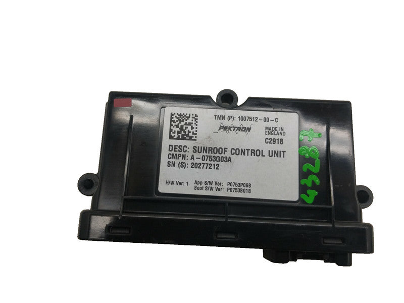 ⭕ 12-20 Model S MS Sunroof Controller Moon Roof Control Module Unit 1007512-00-C