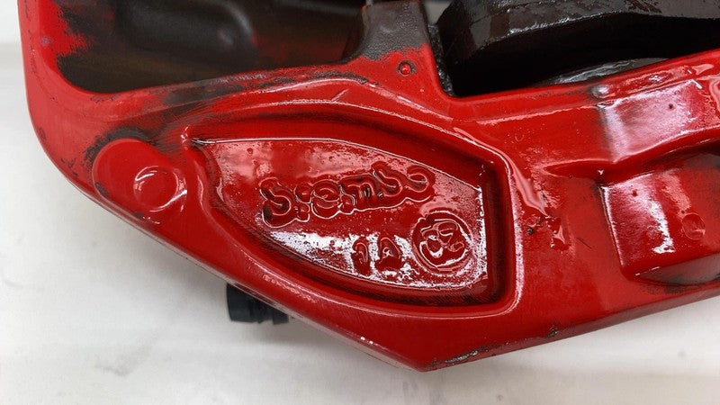 1044642 00 F ⭕ 2017-2023 Tesla Model 3 Front Performance Brake Caliper Red Right 1044642-00-F