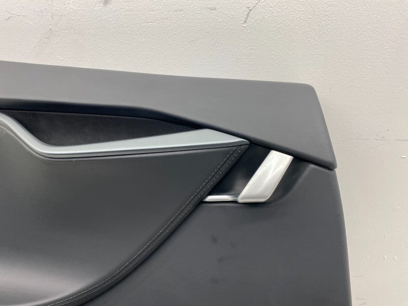 6006133 71 L ⭕ 12-20 Tesla Model S Rear Left Interior Door Panel Trim Card Cover 6006133-71-L