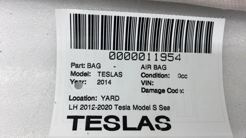 ⭕ 2012-2017 Tesla Model S MS Front Driver Side Seat Airbag Left OEM 10