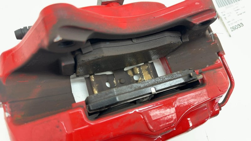 ⭕ 12-20 Tesla Model S Rear Passenger Side Caliper Red w/ Brake Hose Li