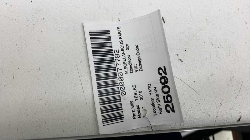 1092307-00-B ⭕ 2016-2020 Tesla Model S Right B-Pillar Glass Applique & Camera RH 1092307-00-B