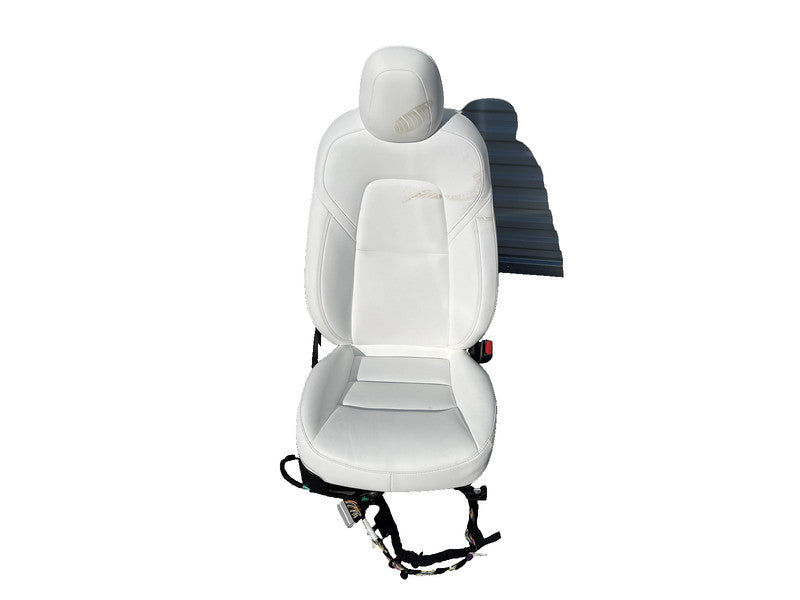 ⭕2020-2023 Tesla Model Y 3 Front Passenger Side 1st Row Seat Leather White Right