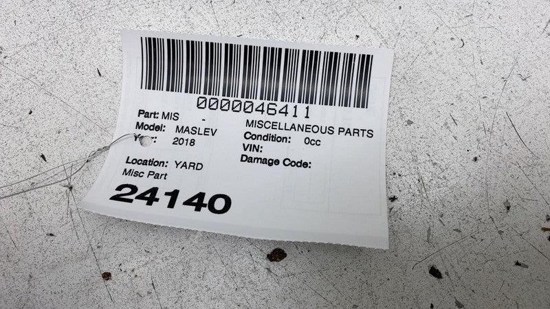 890370000 ⭕ 17-20 Maserati Levante Front Right Lower Door Sill Scuff Plate RH 890370000