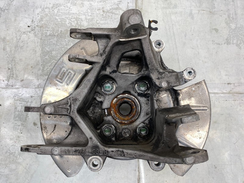 ⭕ 12-15 Tesla Model S Rear Right Spindle Knuckle w/ Wheel Hub RWD 6007