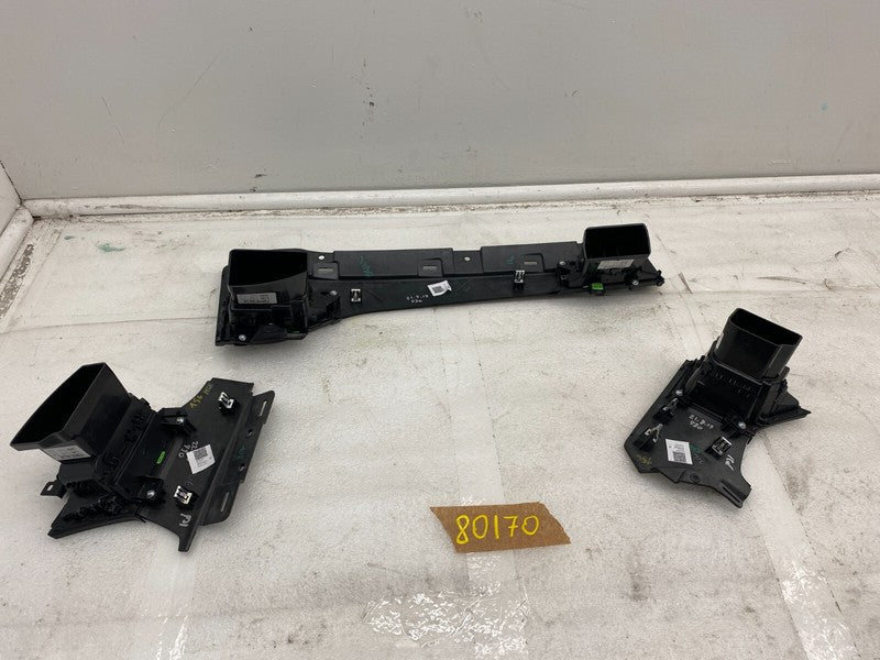 ⭕ 2012-2015 Tesla Model S SET of Dash A/C Air Vent Outlet Dashboard Trim Panel