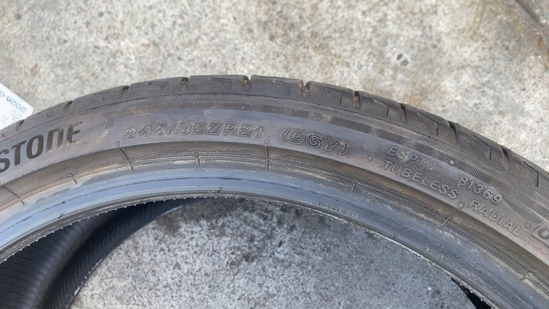 ⭕ Bridgestone 245/35ZR21 96Y Tubeless Radial Tire