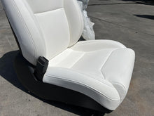 ⭕ 2016-2020 Tesla Model X MX Front Left Driver Seat w/ Track Rail Assembly White