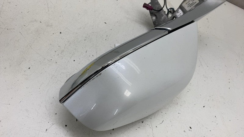 ⭕ 2012-2015 Tesla Model S Exterior Rear View Door Mirror Left White 60