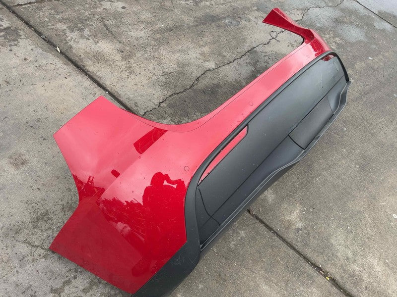 ⭕ 2020-2022 Tesla Model Y Rear Bumper Cover w/ Lower Valance Diffuser Red - PPMR