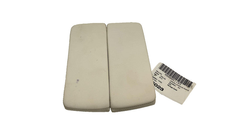 ⭕ 2012-2015 Tesla Model S MS PAIR Left & Right Center Console Armrest Pad White