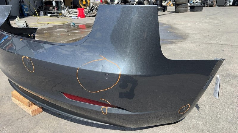 ⭕ 2017-2022 Tesla Model 3 Rear Bumper Cover w/ Park Sensor & Harness G