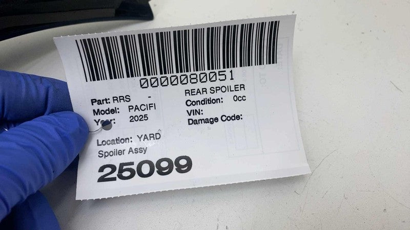 ⭕ 2017-2025 Chrysler Pacifica Rear Tailgate Liftgate Spoiler w/ 3rd Brake Light