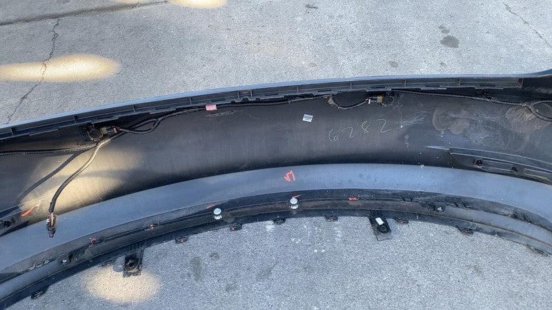 2017-2022 Tesla Model 3 Rear Bumper Cover w/ Park Sensor & Reflector Black PBSB