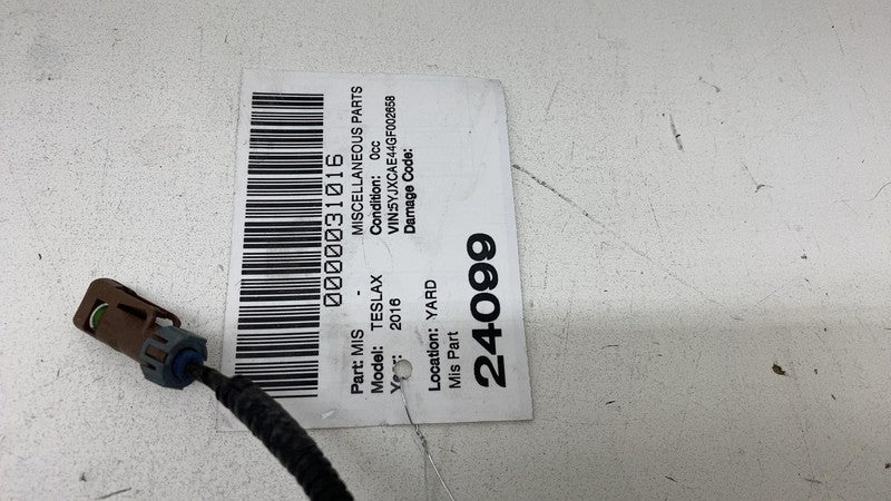 ⭕ 2016-2020 Tesla Model X MX Rear Bumper Wiring Harness Cable Wire 103