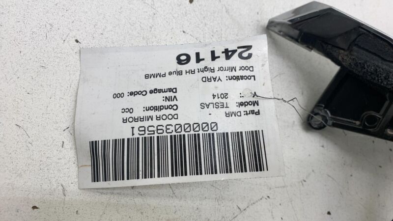 2012-2015 Tesla Model S Front Right Exterior Rear View Door Mirror RH Blue PMMB