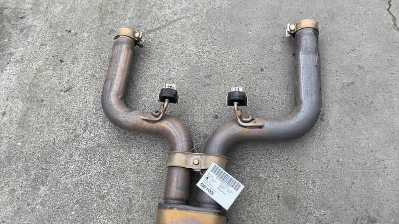 ⭕ 2014-2020 Maserati Ghibli 3.0 Center Exhaust Muffler X-Pipe Resonato