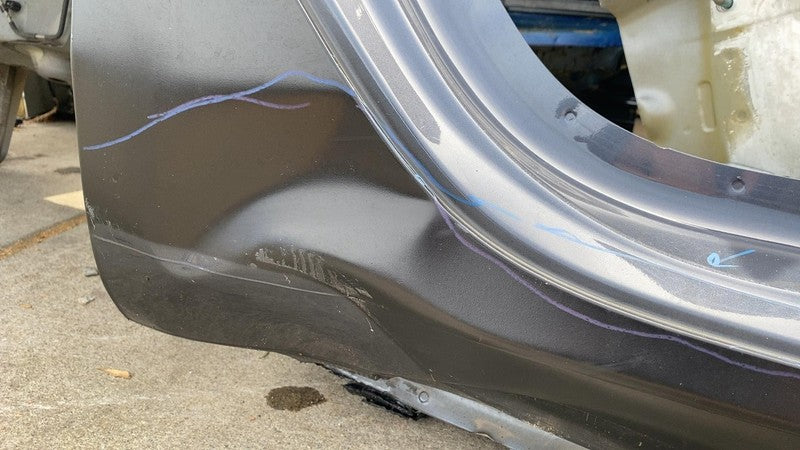 ⭕ 2017-2020 Tesla Model 3 Rear Right Quarter Panel Structural Cut Out Gray PMNG